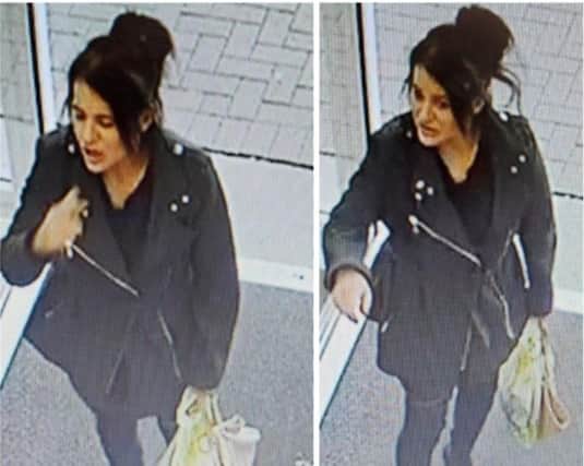 Police believe this woman may be able to help them with their enquiry into an assault at Corby Superdrug. Image: Northants Police