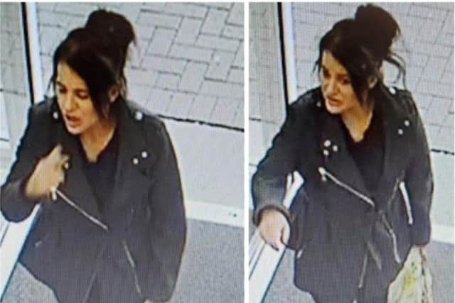 Police believe this woman may be able to help them with their enquiry into an assault at Corby Superdrug. Image: Northants Police
