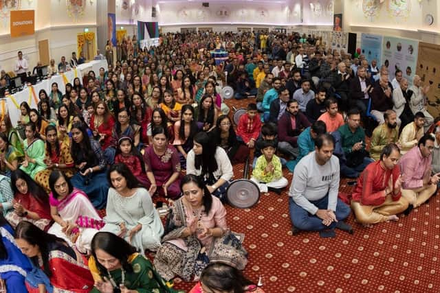 People came from all over to celebrate the new year