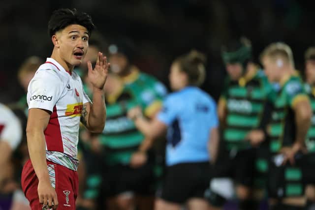 Marcus Smith was in action for Harlequins (photo by David Rogers/Getty Images)