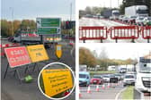A43 Kettering to Corby road closed between the 'hamburger' roundabout Glendon Road turn and Barford Bridge roundabout/IMG