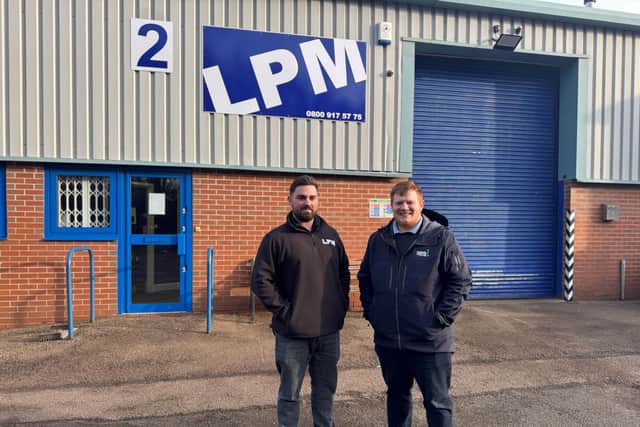 Dom Billingham, director at Lakeview Property Maintenance, with Steve Souch, director at 3RS.