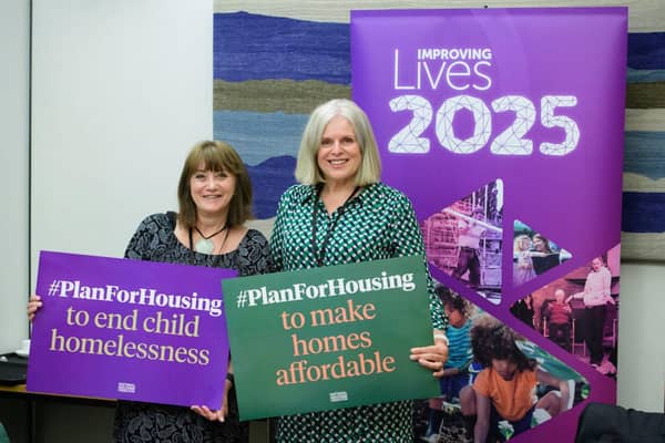 L-R: Jo Savage, Greatwell Homes Chief Executive and Julie Doyle, Longhurst Group Chief Executive