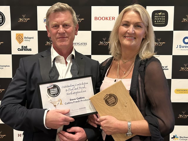 The winner was David Collins and his team from Collins Fresh Produce Northampton.