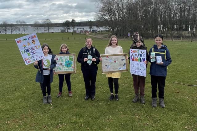 Jessica Ideson, Phoebe Ideson, Maise Deacon, Bea Deacon and Charlotte Wagstaff aged 12 completed a sponsored walk around Pitsford Reservoir.