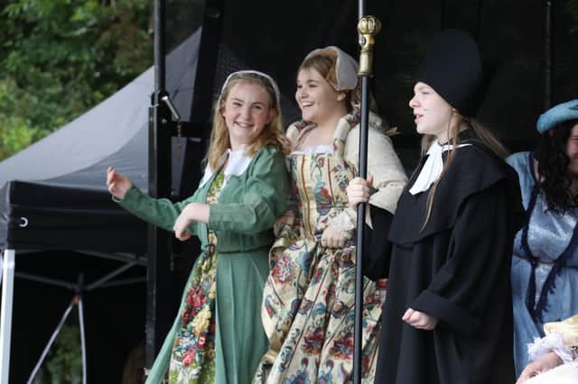 The tale of Elizabeth I's visit to Corby was brought to life