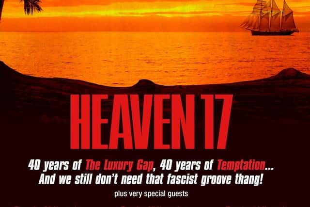 Heaven 17 are playing the Roadmender this winter.