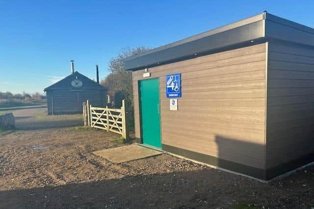 The new Changing Places toilet at Stanwick Lakes