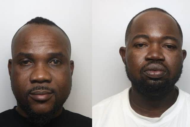 Left to right: Solomon Adebiyi and Tosin Dada.