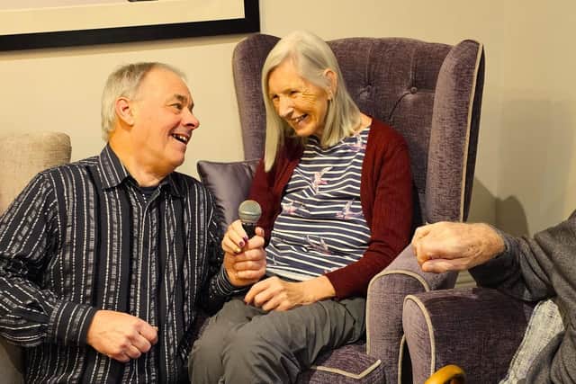 Buddy Holly afternoon at Elm Bank Care Home in Kettering.