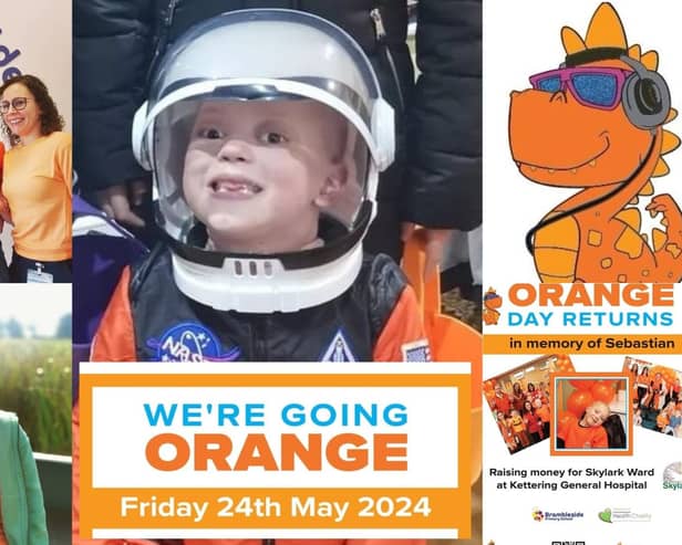 An Orange Day will be held in memory of Sebastian Nunney to raise money for Kettering General Hospital/Team Sebastian/National World