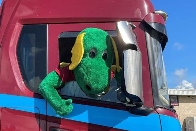 Cawleys sponsor Clarence the NTFC Mascot to deliver sessions in schools and the community