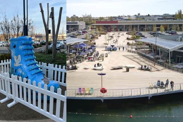 The Nene Valley Boot has found a home at Rushden Lakes