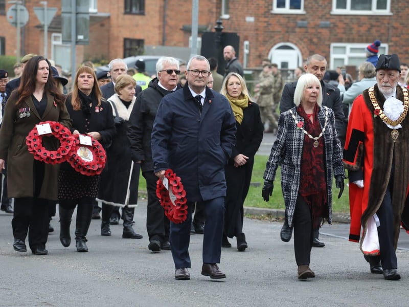Corby Remembrance Sunday service