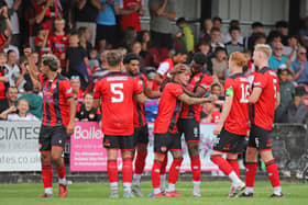 Monday was a great day for Kettering Town's players and supporters (Picture: Peter Short)