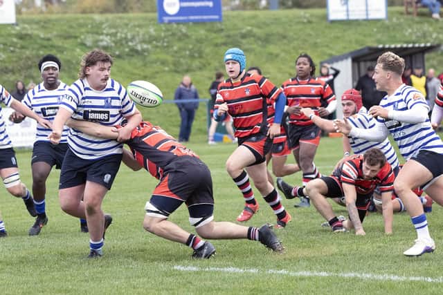 Kettering in action against Nuneaton (Picture: Glyn Dobbs)