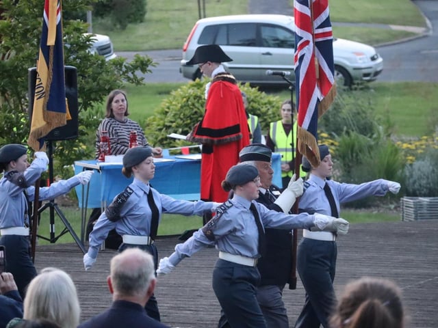 Corby D-Day Beacon Lighting 2024:Corby D-Day Beacon Lighting 2024