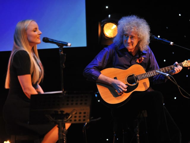 Kerry Ellis and Brian May at The Core, Corby (November 2012)