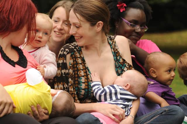 Breastfeeding event /file picture Louise Adams