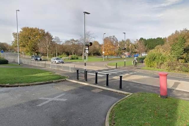 The four teenagers were crossing Cottingham Road