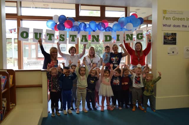 Pen Green are again celebrating an outstanding Ofsted report