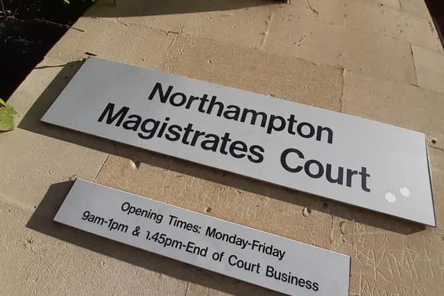 The three man appeared before Northampton Magistrates' Court.