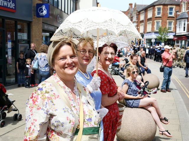 Armed Forces Day celebrated with a march through Rushden June 2018
