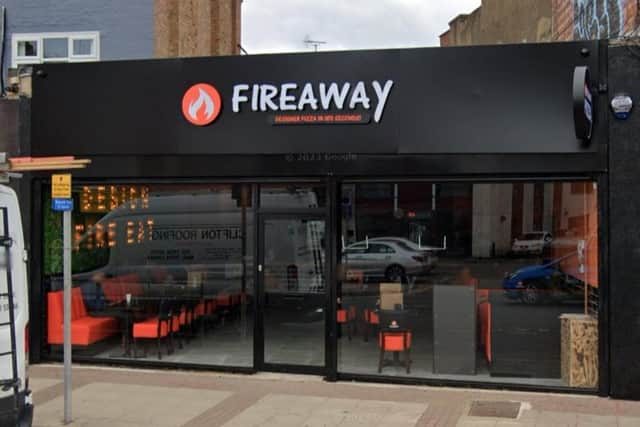Fireaway Pizza, Dalkeith Place, Kettering. Designs submitted show similar plans to their other branches across Northamptonshire (Credit: Google Streetview)