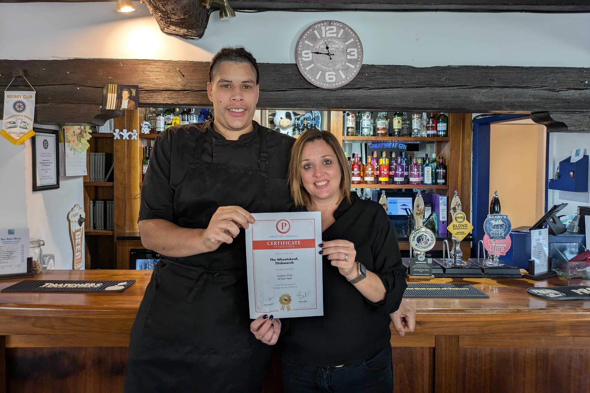 New bosses at Northamptonshire village pub finish successful 2024 with ...