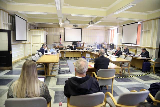 Kettering, the public inquiry at Kettering offices of North Northants Council