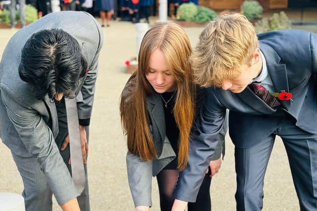 The wreath laying