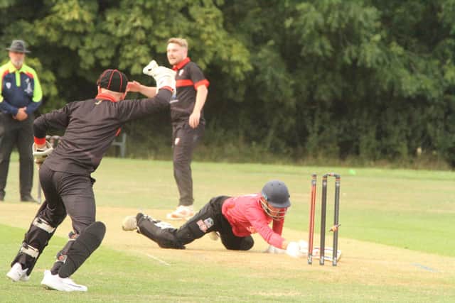 Match action from Brigstock's win against Kislingbury in the NCL Premier Division