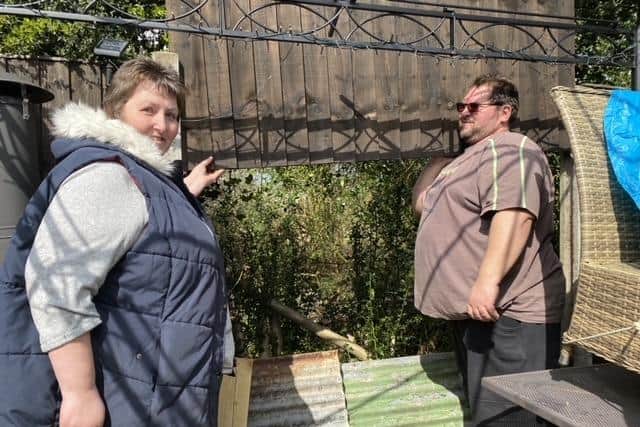 Stephenson Way residents Kerry and Steven