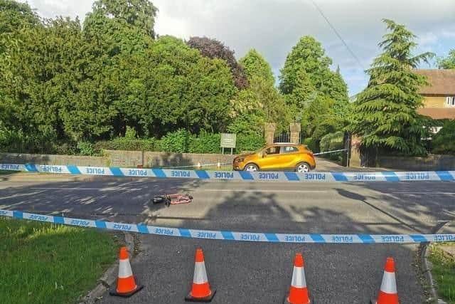 The scene of the collision in Towcester Road where Kirri-Anne was hit by a dangerous driver.