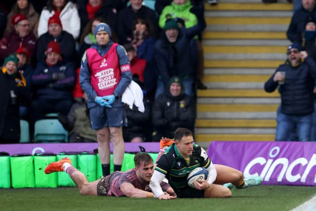 Tom Seabrook grabbed a hat-trick for Saints against Munster (photo by Mark Thompson/Getty Images)