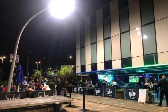 The incident happened at qube in Corby town centre. Image: qube / FB