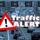 Drivers are facing delays on their morning commute on the A45 between Wellingborough and Northampton on Tuesday morning
