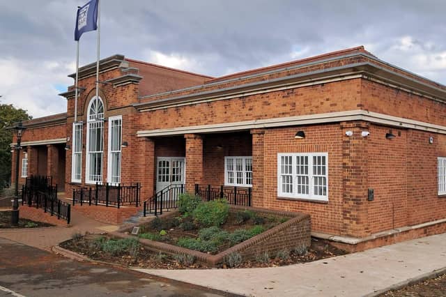Swanspool Pavilion in Wellingborough is given an art-deco makeover ahead of its reopening next month