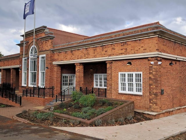 Swanspool Pavilion in Wellingborough is given an art-deco makeover ahead of its reopening next month