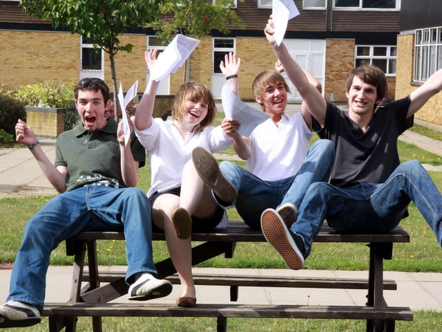 Take a look back at students in Kettering, Corby, Rushden, Wollaston and Wellingborough receiving those all-important results.