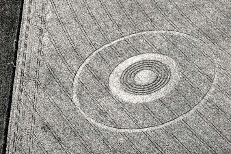 A pattern discovered near Thrapston on August 14, 1991.