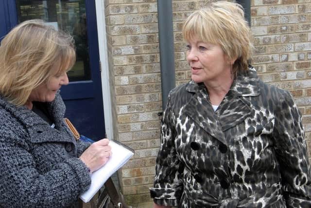 ET reporter Helen O'Neill interviews Rose McDonald on the day in 2012 when workers were told the Corby Aquascutum factory was to close