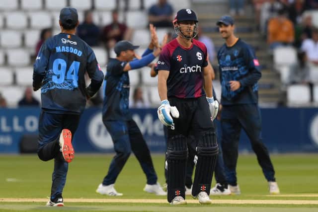 Chris Lynn was dismissed for a first-ball duck