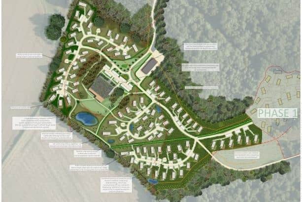 The plans for the 80 extra lodges
