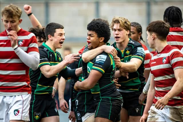 Saints Under-18s cruised to victory against Leicester Tigers at cinch Stadium at Franklin's Gardens last weekend (picture: Ketan Shah)