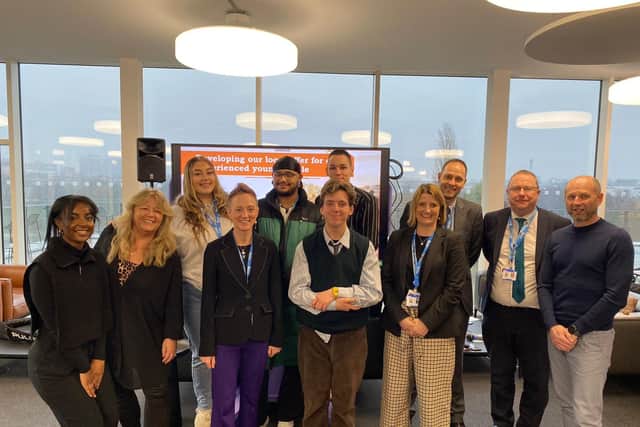 Our leaving care service smile after a successful networking event last time out