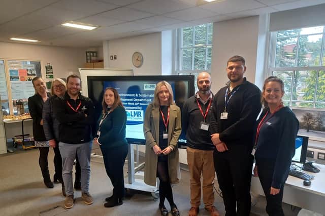 Left to right - •	Lisa Charlton: Regional Manager of Business Development – Tresham •	Cat Harris: Territory Representative (Howdens Joinery) •	Allan Mundy: Territory Representative (Howdens Joinery) •	Bev Holloway: Apprentice Group Training Manager Construction •	Danni Carton: HR Assistant (7Formation) •	Ian Crummack: Head of Operations (7Formation) •	Angelo Moscaritolo: Business Development Executive – Tresham •	Emma Cook: Engagement Advisor – Northamptonshire (CITB)