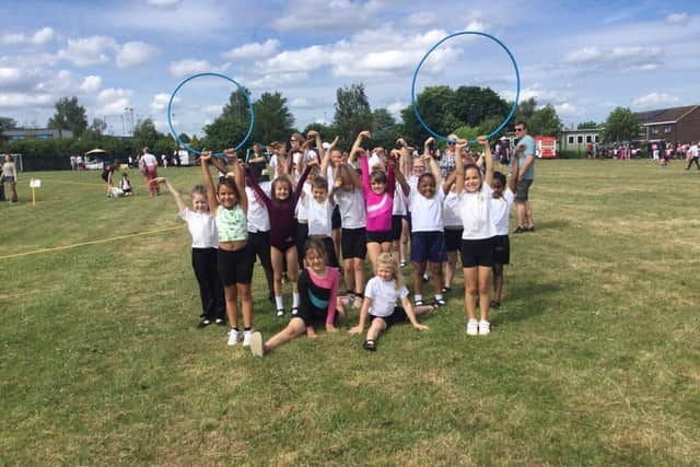 Greenfields gymnastics club put on a brilliant performance