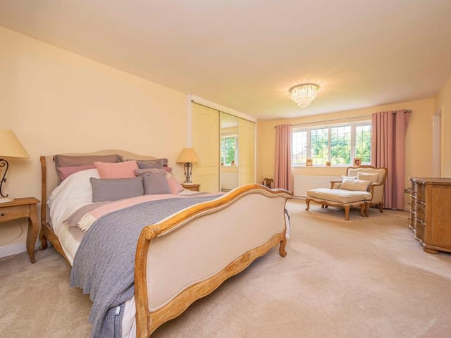 The detached family home is in a "sought after" location.