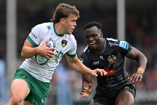 Ewan Baker was one of six Premiership debutants for Saints at Sandy Park (photo by Dan Mullan/Getty Images)